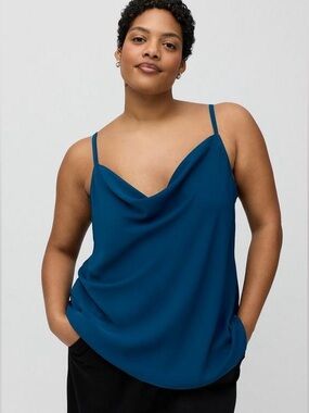 Torrid Crepe De Chine Cowl Neck Cami